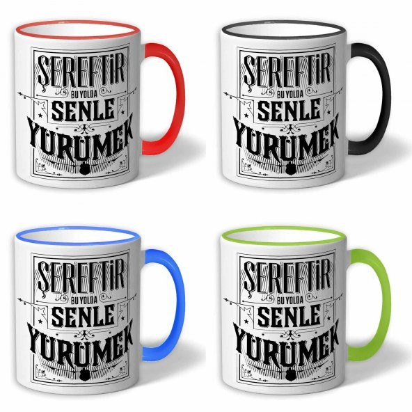 BEŞİKTAŞ ŞAMPİYON ŞEREFTİR SENLE YÜRÜMEK 2018 KUPA BARDAK