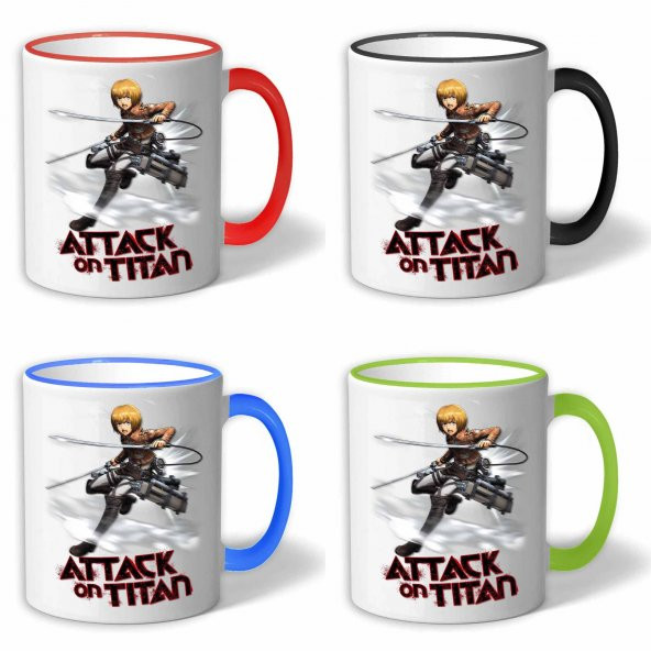 ATTACK ON TITAN TİTANA SALDIRI MANGA ANİME KUPA BARDAK