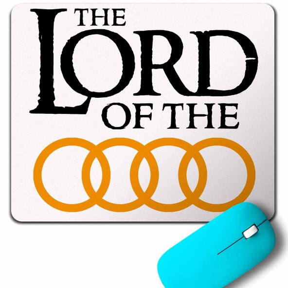 AUDI LOGO LORD OF THE RINGS YÜZÜKLERİN EFENDİSİ MOUSE PAD