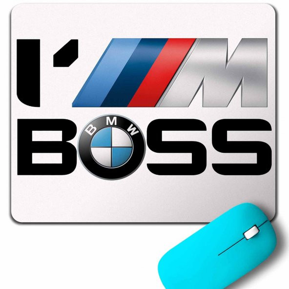 BMW M POWER SPORT IM I AM BOSS MOUSE PAD