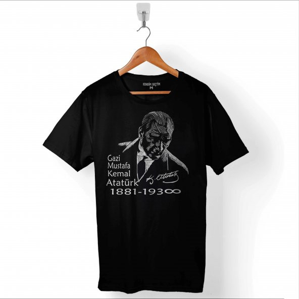 GAZİ MUSTAFA KEMAL ATATÜRK 1881 1938 1881-1938 ERKEK TİŞÖRT