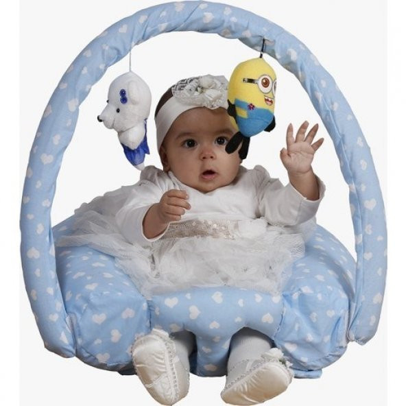 Bebek Devrilmez Yatmaz Yastık Minder Bebek Oyun Oturtma Minderi