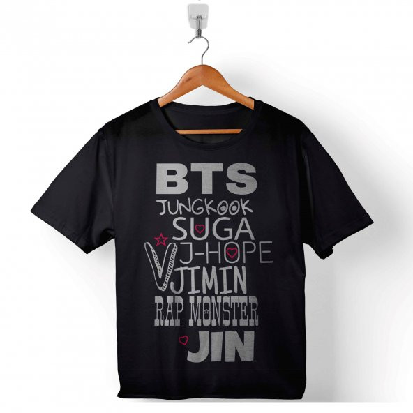 BTS BANGTAN BOYS JUNKOOK SUGA JIMIN ÇOCUK TİŞÖRT