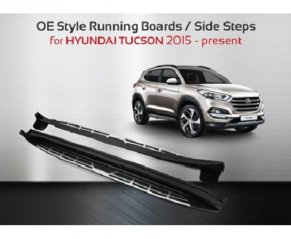 Oled Garaj Hyundai Tucson Yan Basamak Koruma Marşbiyel 2015+