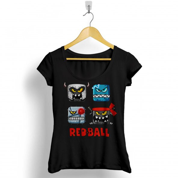 RED BALL 4 CRAZY KIRMIZI TOP REDBALL KADIN TİŞÖRT
