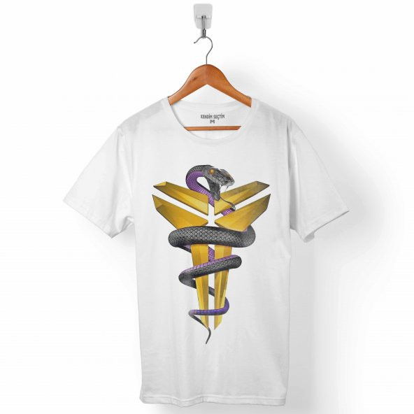 KOBE BRYANT BLACK MAMBA NİKE LOGO NBA BASKETBALL ERKEK TİŞÖRT - 2
