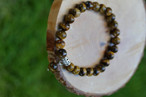 STONEAGE Kaplan Gözü Doğal Taş Bayan Bileklik - 3