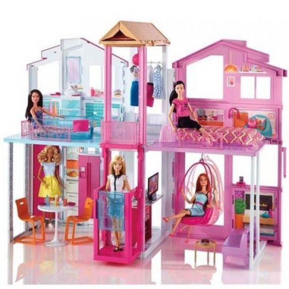 Mattel DLY32 Barbienin Muhteşem Malibu Evi Yeni!