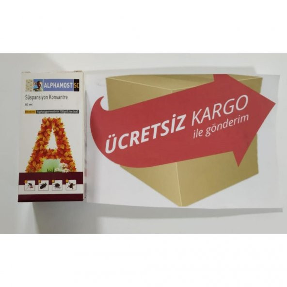 BÖCEK İLACI Alphamost SC 50 ml Sivrsinek,Karasinek ve Hamamböceği - 1