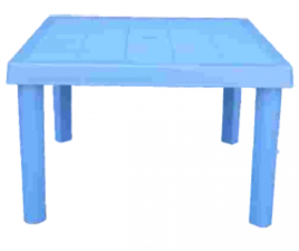 Çocuk Masası Plastik Koyu Mavi B80 3-7 Yaş İçin