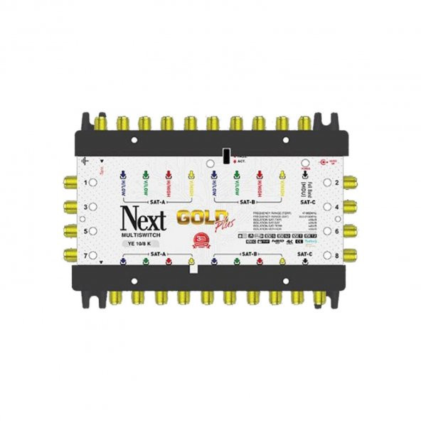 Next YE-10/8 Gold PLUS Kaskatlı Merkezi Anten Santrali Adaptörsüz
