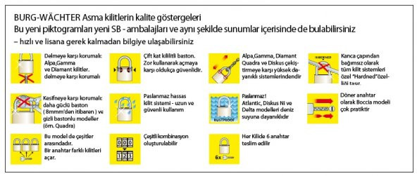 2 Lİ ASMA KİLİT SETİ - 4