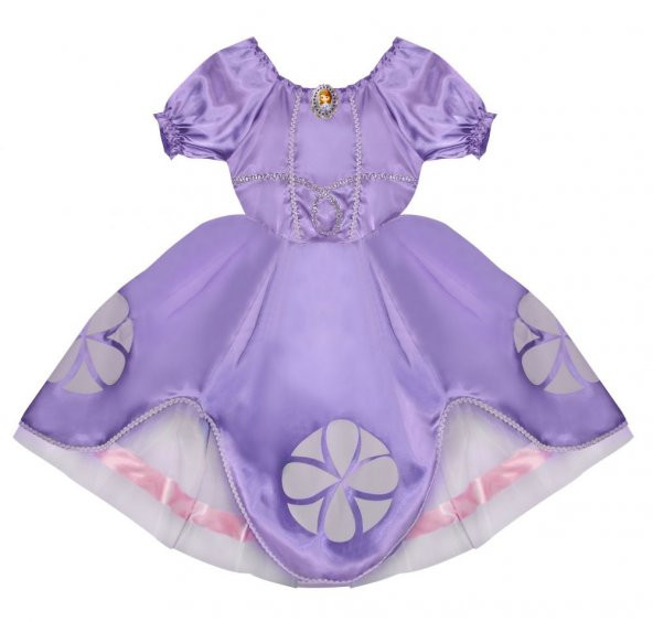 Disney Prenses Sofia Butik Yeni Kostüm 2-3 Yaş