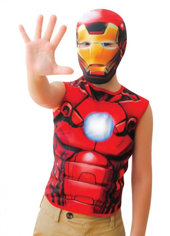 Iron Man Üst Kostüm 4-6 Yaş