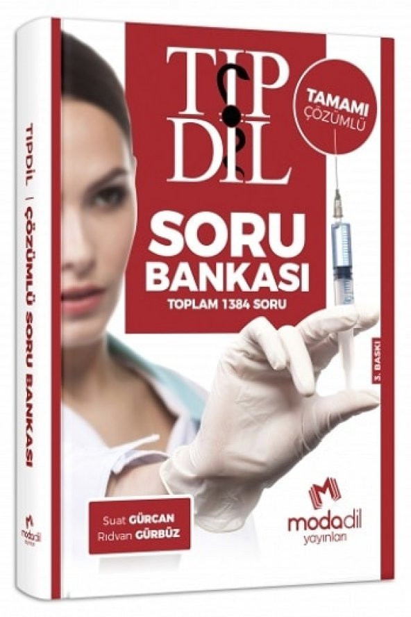 Tıp Dil Tamamı Çözümlü Soru Bankası Modadil Yayınları