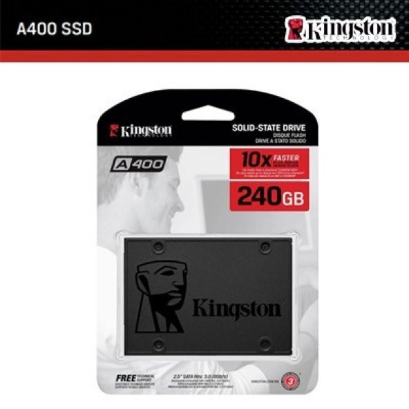 Kingston A400 SSDNow 240GB 500MB-350MB/s Sata3 2.5