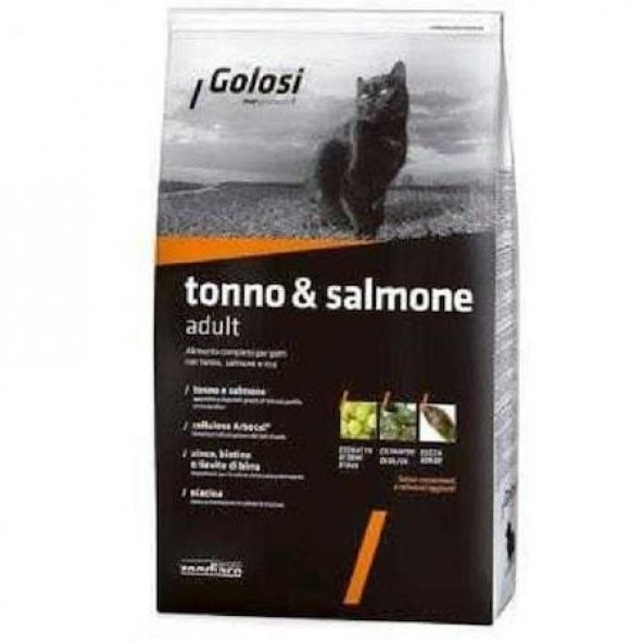 Golosi Ton Ve Somon Balıklı Yetişkin Kedi Maması 20kg