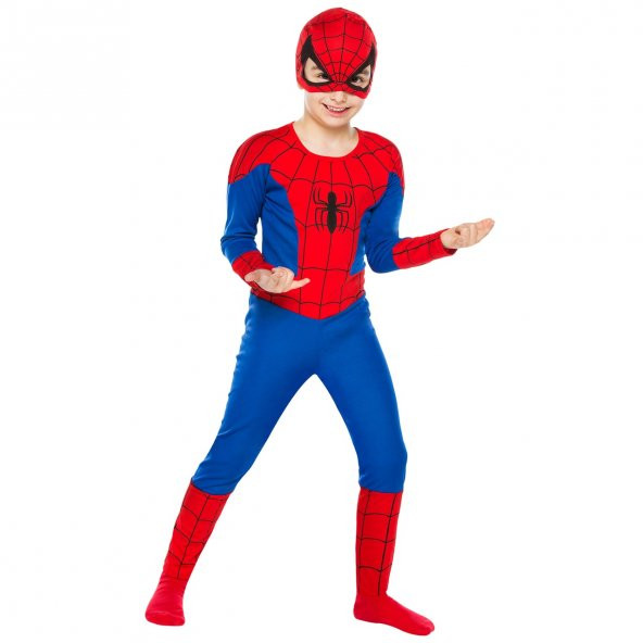 Spider Man Butik Kostüm 10-12 Yaş