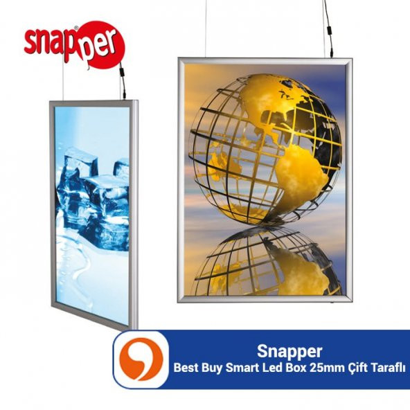 Snapper Best Buy Smart Led Box 25mm Çift Taraflı - B2 (50cm x 70cm)