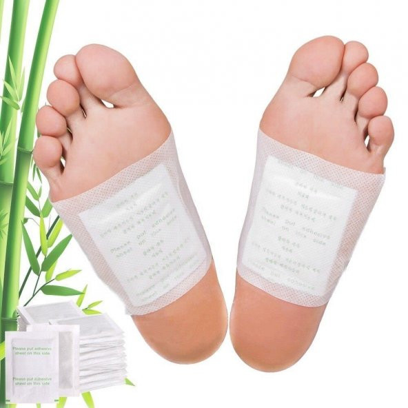 Kinoki Detox Ayak Bandı Toksin Atıcı Tabanlık Bant 10 Adet Detoks