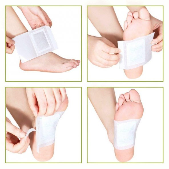 Kinoki Detox Ayak Bandı Toksin Atıcı Tabanlık Bant 10 Adet Detoks - 3