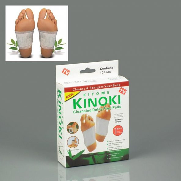 Kinoki Detox Ayak Bandı Toksin Atıcı Tabanlık Bant 10 Adet Detoks - 5