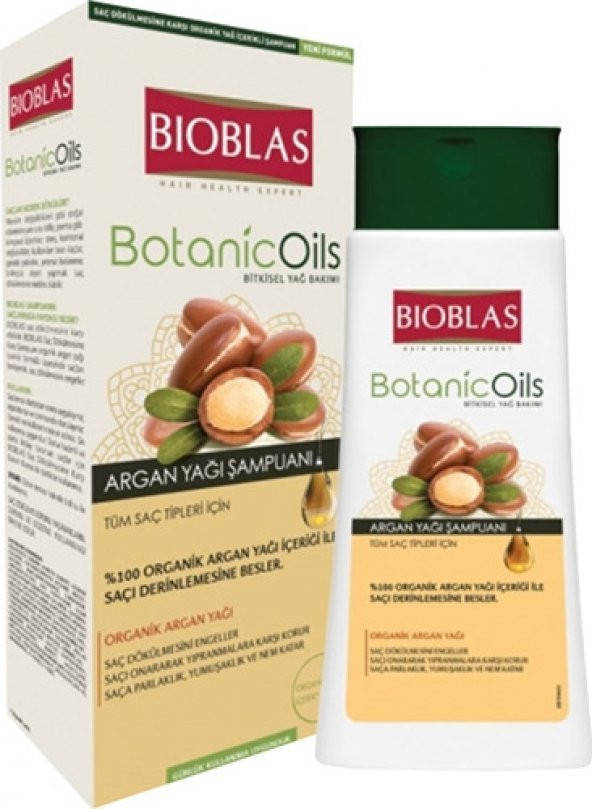 Bioblas Botanicoils Argan Yağı Şampuanı 550ml