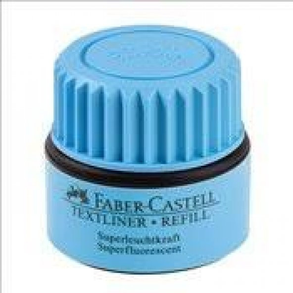 Faber Castell Fosforlu Kalem Mürekkebi Mavi