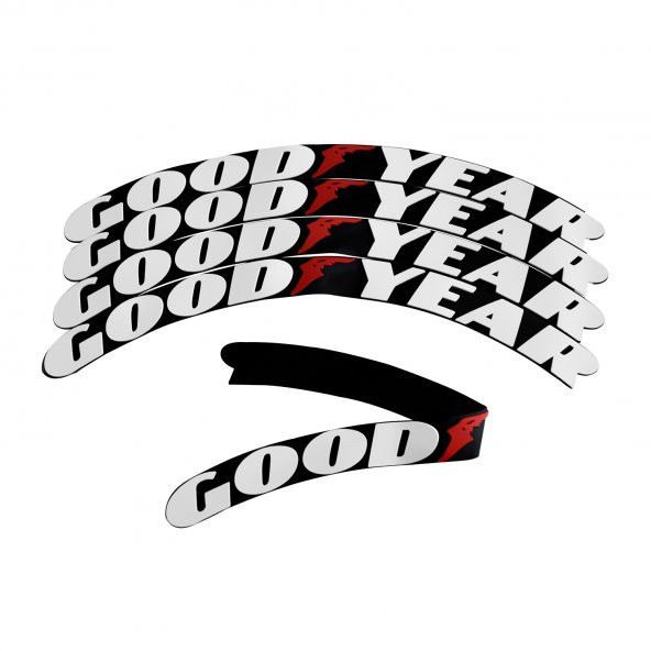 3D LASTİK YAZISI ORJİNAL FONT TİRE STİCKER - 8