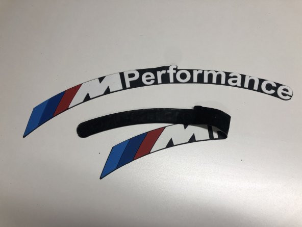 YENİ ÜRÜN ORJİNAL M PERFORMANCE 3D LASTİK YAZISI GARANTİLİ - 3