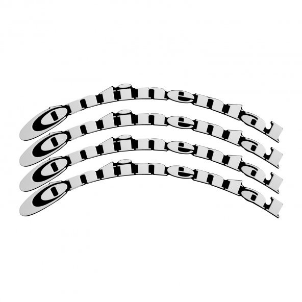 3D LASTİK YAZISI ORJİNAL FONT TİRE STİCKER - 10