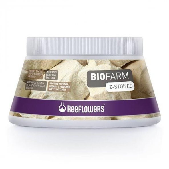 Reeflowers BioFarm Z Stones 1000 ml. Skt:01/2026 Faydalı Bakteri Popülasyonunu Arttırır