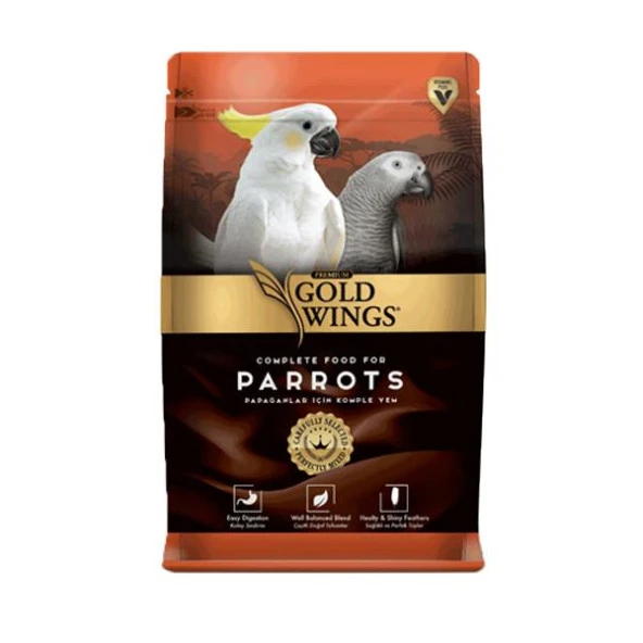 Gold Wings Premium Papağan 1 kg Skt: 12/2025