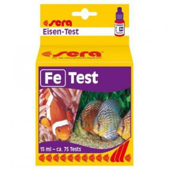 Sera FE Demir 75 Adet Test 15 ml  Skt: 03/2024