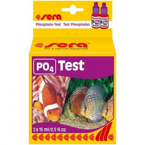 Sera PO4 Fosfat 60 Adet Test 2x15 ml. Skt:08/2024