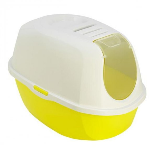 Moderna Smart Kapalı Kedi Tuvalet 53 cm Sarı