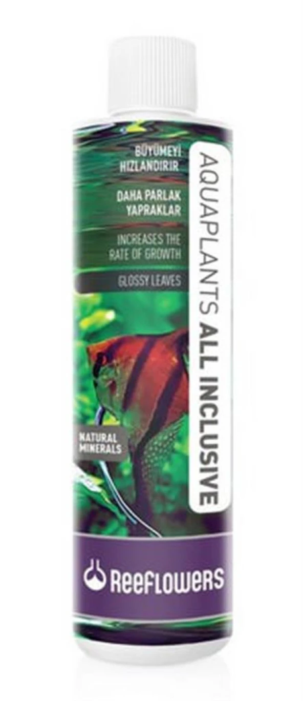 Reeflowers AquaPlants All Inclusive 85 ml. Skt:10/2028 Bitki Sıvı Gübre