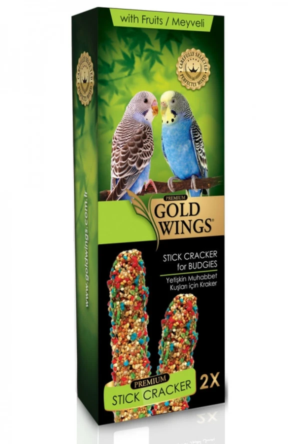 Gold Wings Premium Muhabbet Kraker 2 li Meyveli Skt:02/2026 - 2