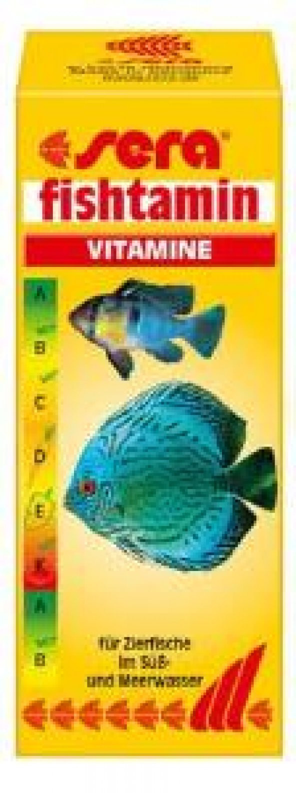 Sera Fishtamin 15 ml Balık Vitamini Skt:06/2024 Tatlı su, tuzlu su ve havuz balıkları için damla