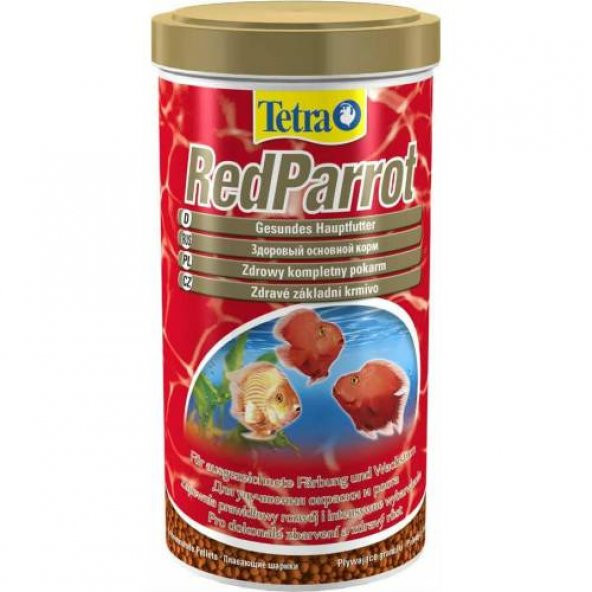 Tetra Red Parrot 250 ml Skt: 10/2023 Papağan Balığı Yemi KIRMIZI BALIKLARA ÖZEL