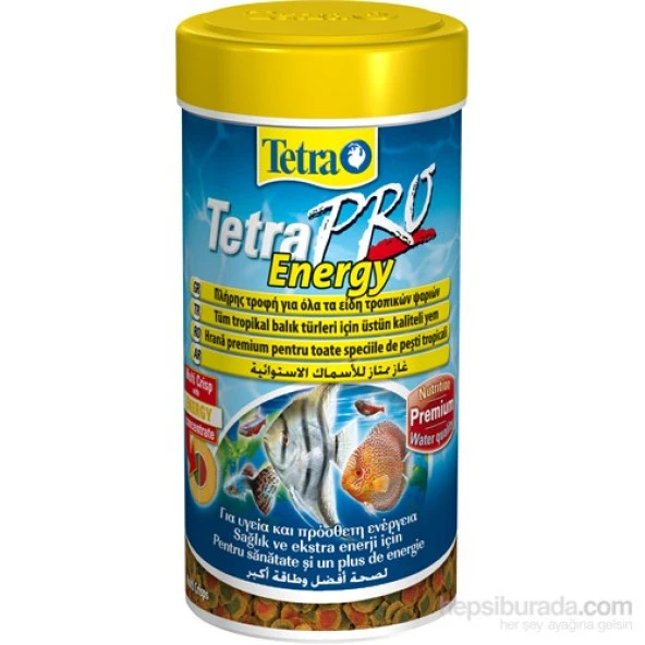 Tetra Pro Energy Crisps 250 ML Skt: 09/2026 Orjinal Kutusunda - 1