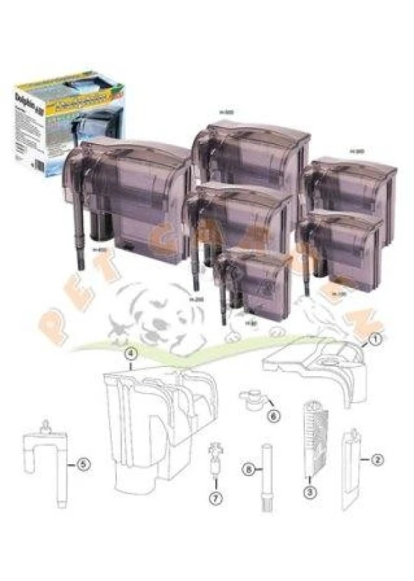 Dophin Askı Filtre 190 L/H H80