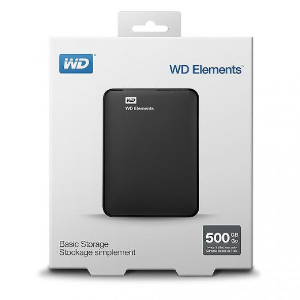 WD Elements 500 GB 2.5" USB 3.0 Taşınabilir Disk Harici Harddisk - 6