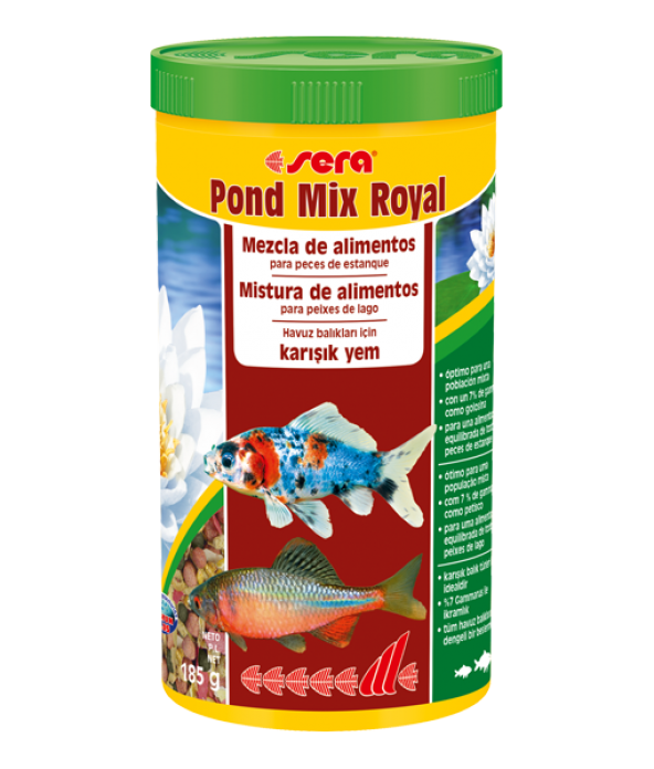 Sera Pond Mix Royal 1000 ML. Skt: 09/2023 Orjinal Kutusunda Japon Balığı Yemi 185 gr.