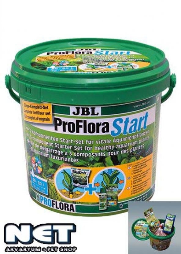 Jbl ProFlora Start Set 6 kg Bitki Bakım Seti  JBL AquaBasis plus,JBL FerropolJBL Ferropol Sıvı, JBL Ferropol 24