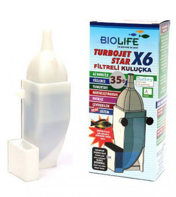 Biolife Turbojet 0,5 mm Star X6 Filtreli Kuluçka