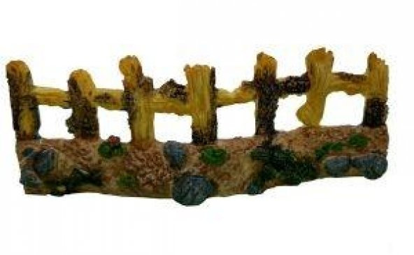 Akvaryum Dekor Çit 19x3x7 cm - 2