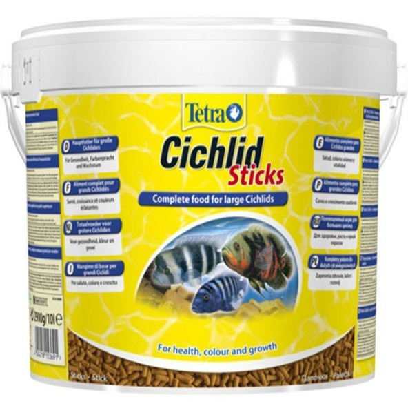 Tetra Cichlid Sticks 250 gr Balık Yemi SKT:10/2025 Kovadan Bölme Yem ( Anadolu Pet Ürünüdür )