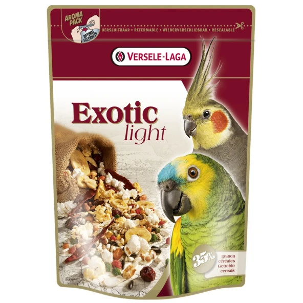 Verselelaga Exotic Light 750 g. Paraket ve Papağan Yemi  Skt: 10/2024