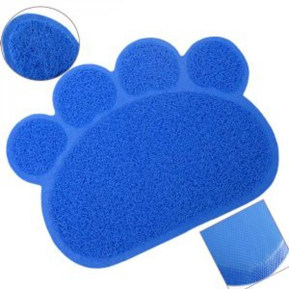 Kedi Paspası Mavi 60X45 Cm